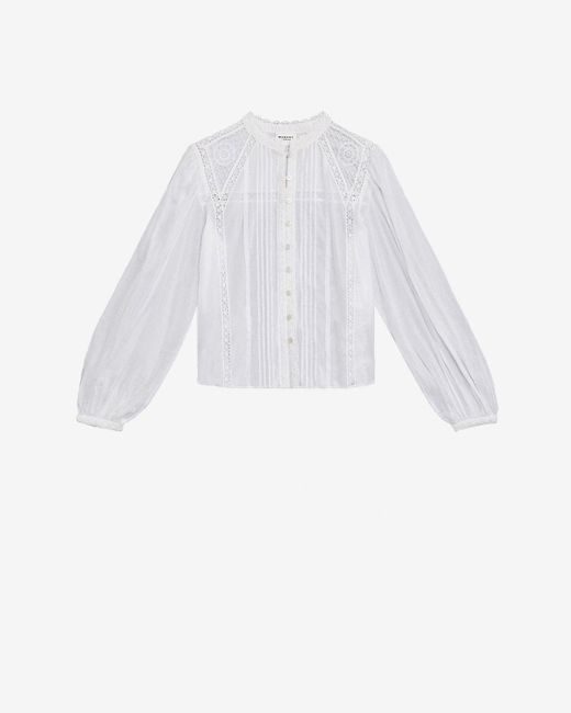 Isabel Marant White Greicy Blouse