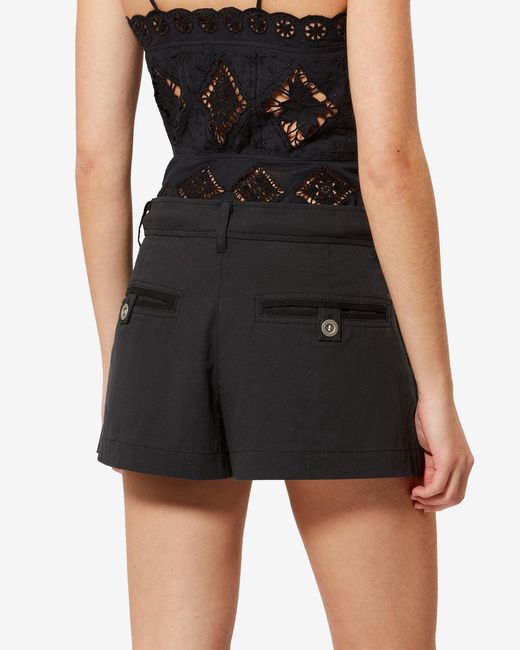 Isabel Marant Black Barta Shorts