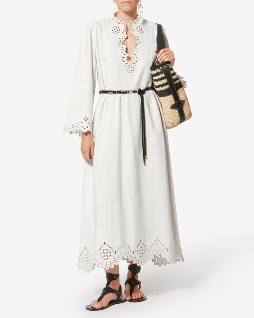 Isabel Marant White Tianny Dress