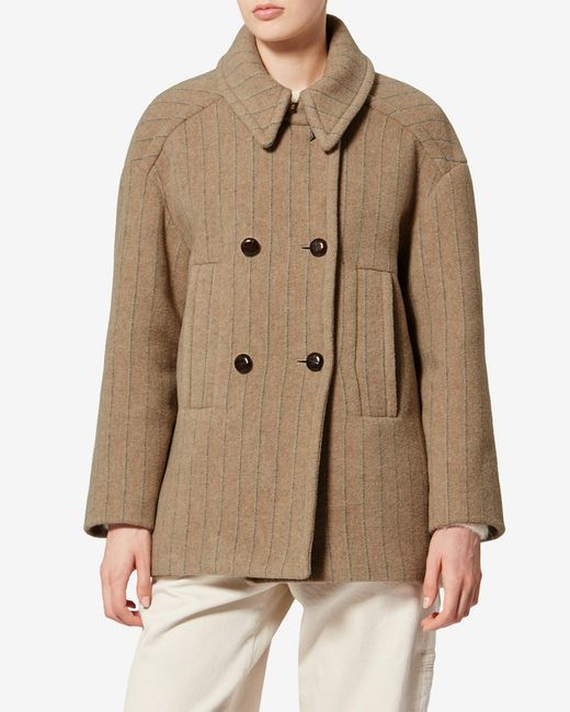 Isabel Marant Natural Fiby Coat