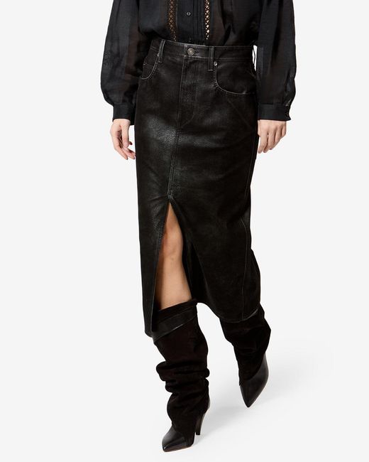 Isabel Marant Black Bisane Skirt