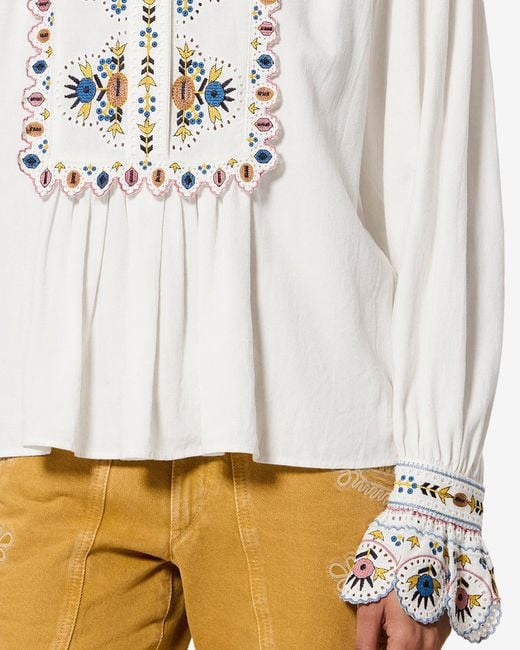 Isabel Marant White Monique Top