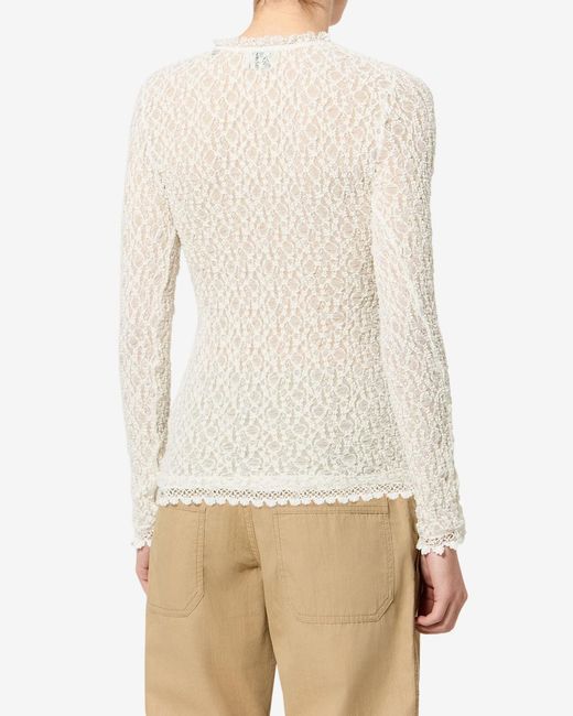 Isabel Marant White Brany Top
