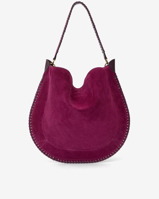 Isabel Marant Purple Oskan Hobo Soft Bag