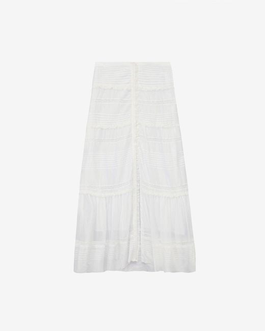 Gonna Gihane di Isabel Marant in White