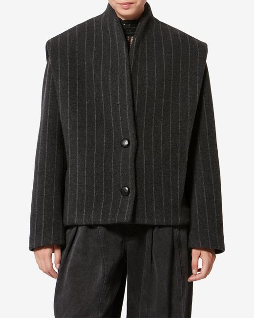 Isabel Marant Black Dyogo Coat