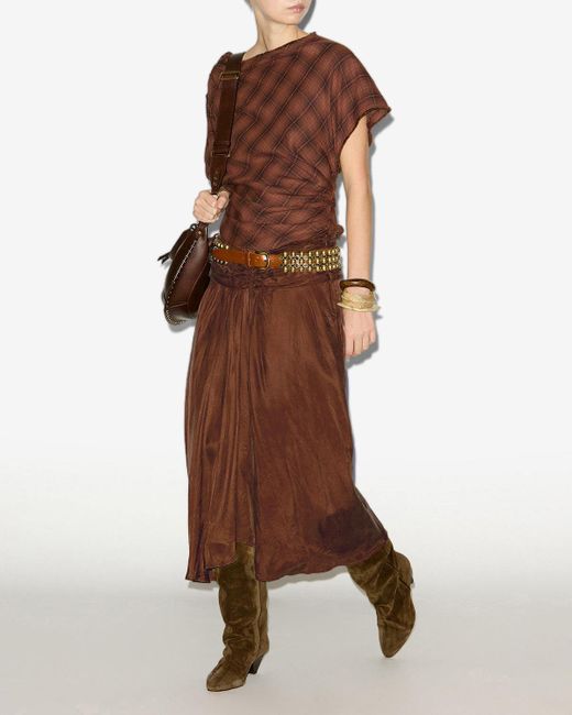 Top Neyela di Isabel Marant in Brown