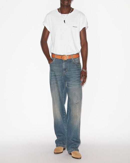 Isabel Marant Blue Jorje Pants for men