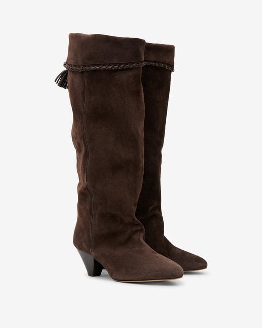 Isabel Marant Brown Elita High Boots