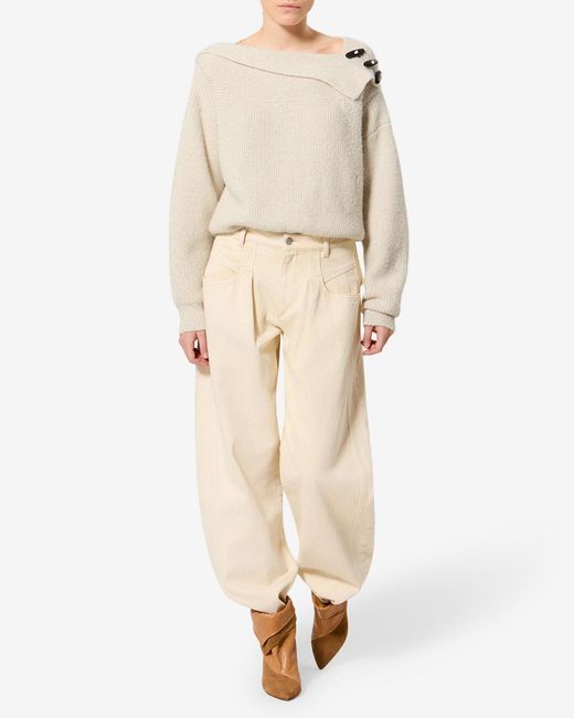 Isabel Marant White Thais Pullover