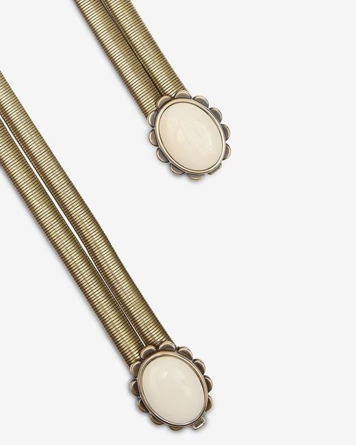 Isabel Marant White Twina Belt