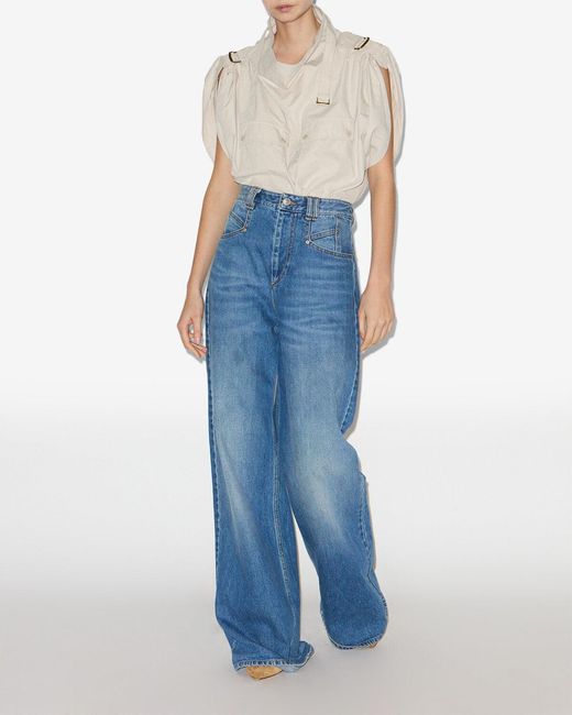 Isabel Marant Blue Lemony Pants