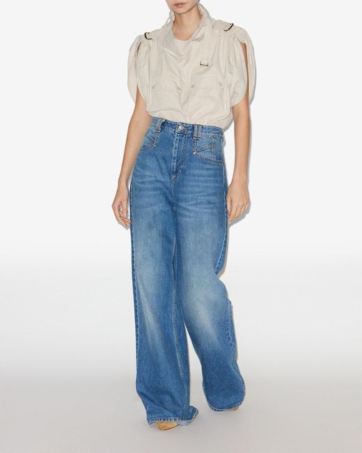 Isabel Marant Blue Lemony Pants