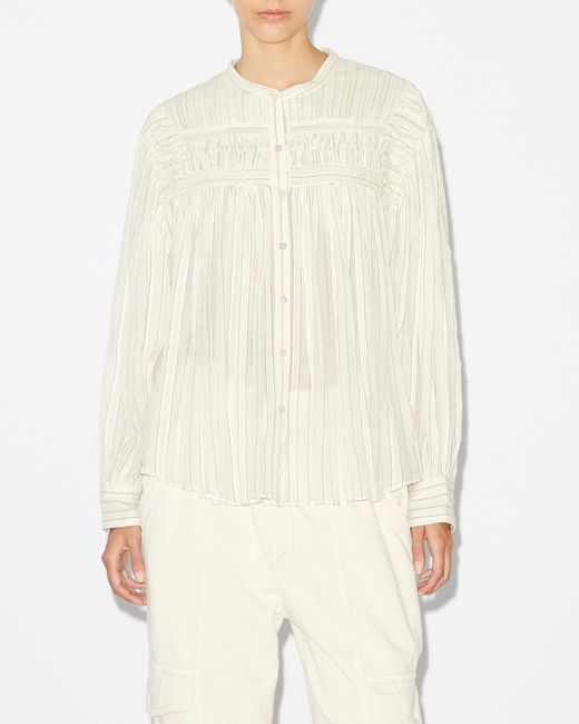 Isabel Marant White Plalia Top