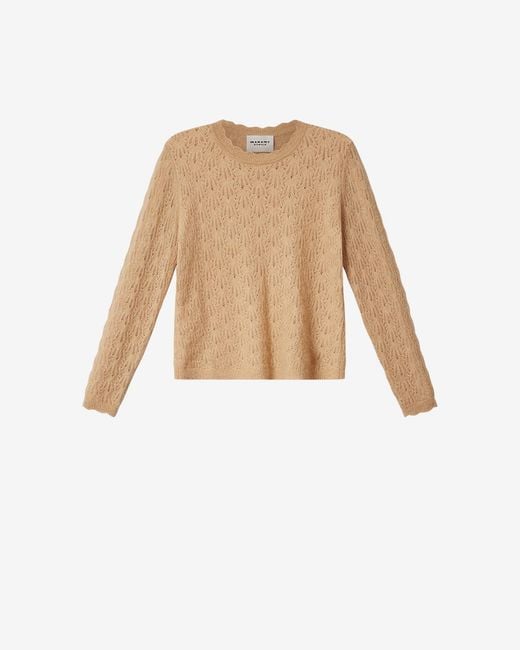 Isabel Marant White Obeline Alpaca Sweater