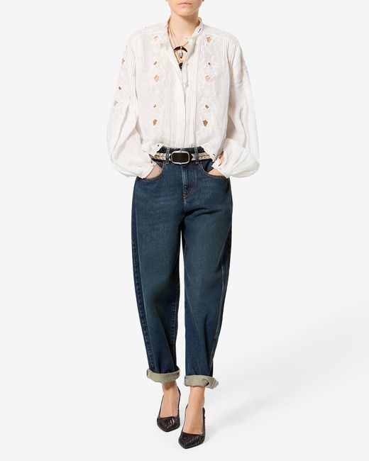 Isabel Marant White Rubra Top