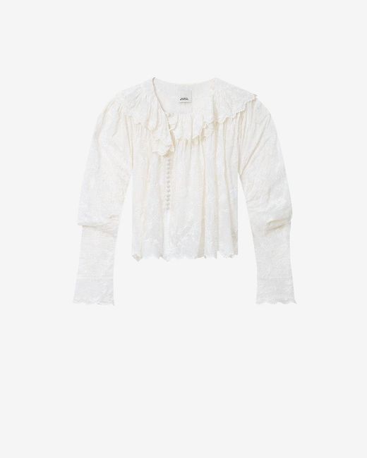 Isabel Marant White Zelly Top
