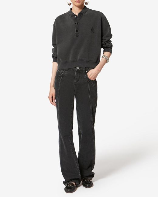 Isabel Marant Black Simony Sweatshirt