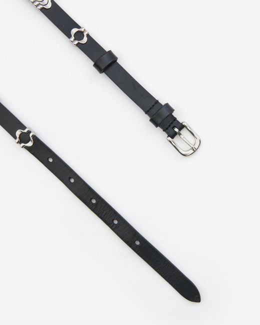 Isabel Marant White Odena Belt