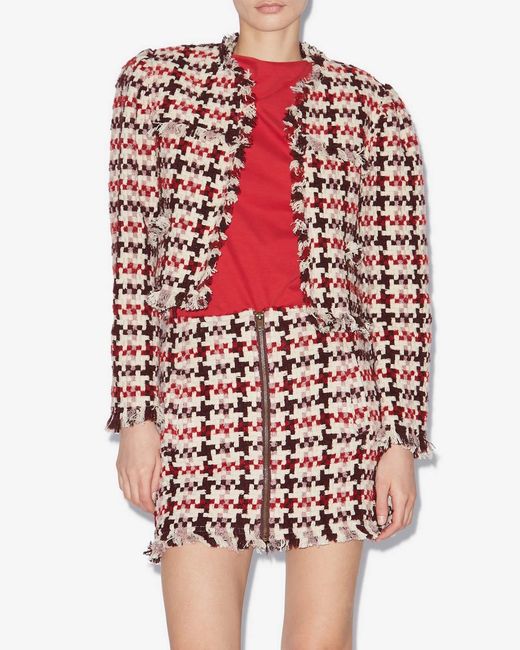 Isabel Marant Red Amelio Jacket
