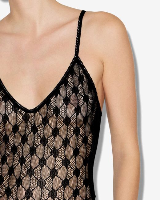 Isabel Marant Black Mildy Bodysuit