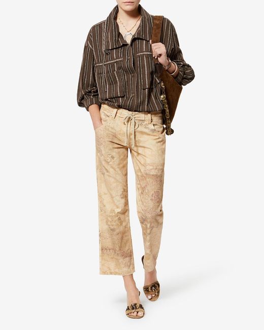 Isabel Marant Brown Chelia Shirt