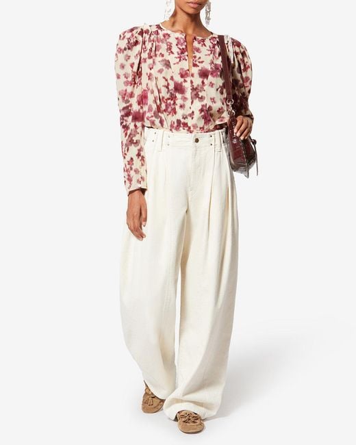 Isabel Marant Red Zarga Top