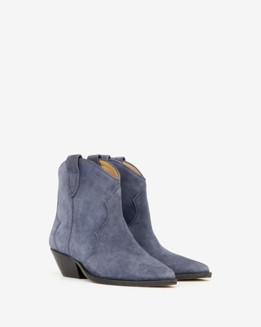 Isabel Marant Blue Boots Dewina