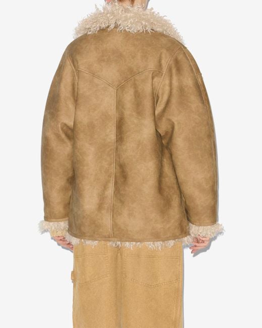 Isabel Marant Natural Clea Coat
