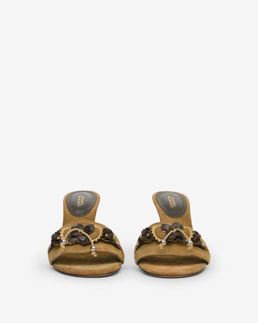 Isabel Marant Gray Anee Sandals