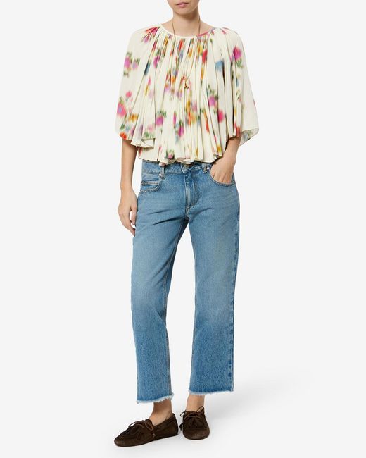 Isabel Marant White Lara Top