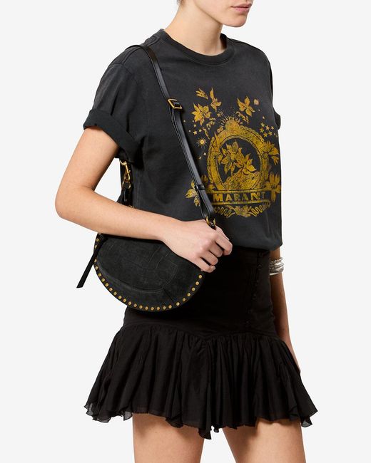 Isabel Marant Black Oskan Moon Bag