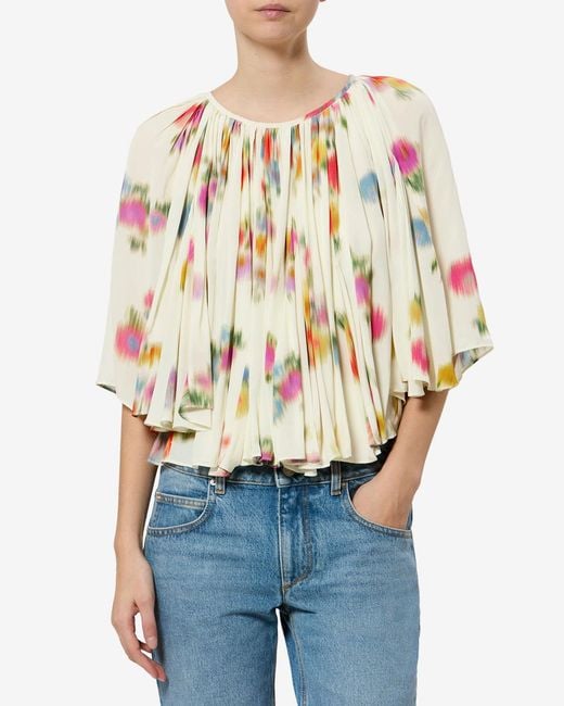 Isabel Marant White Lara Top