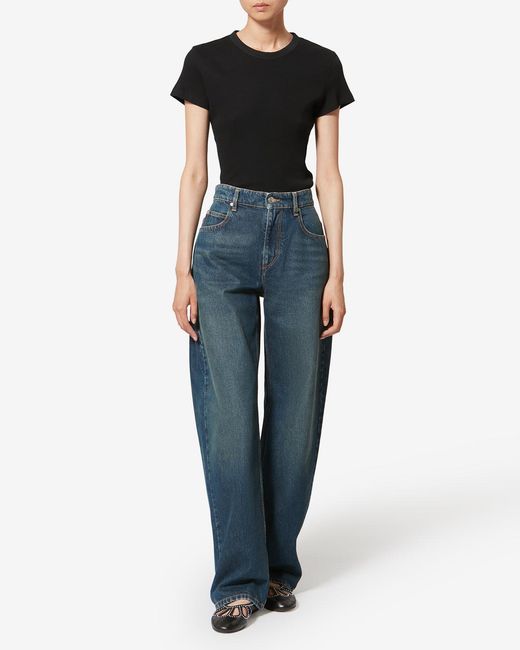 T-Shirt Taomi di Isabel Marant in Black