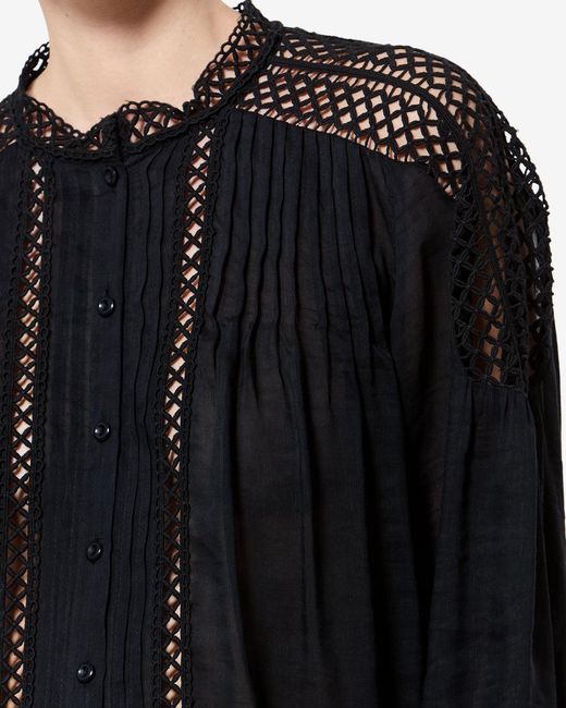 Isabel Marant Black Polda Top