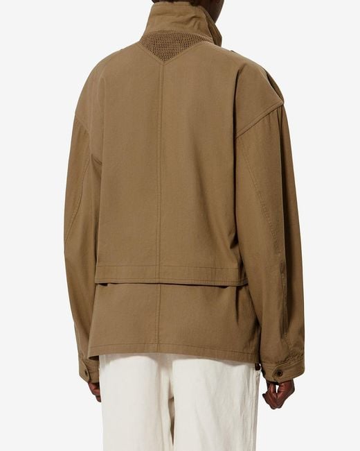 Isabel Marant Natural Beriza Cotton Jacket