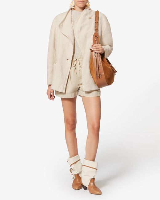 Isabel Marant Natural Uadie Coat