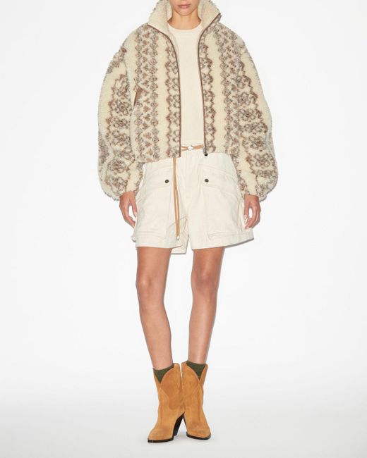 Isabel Marant Natural Jemmy Shorts