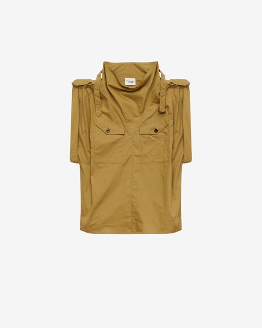 Top Remea di Isabel Marant in Metallic