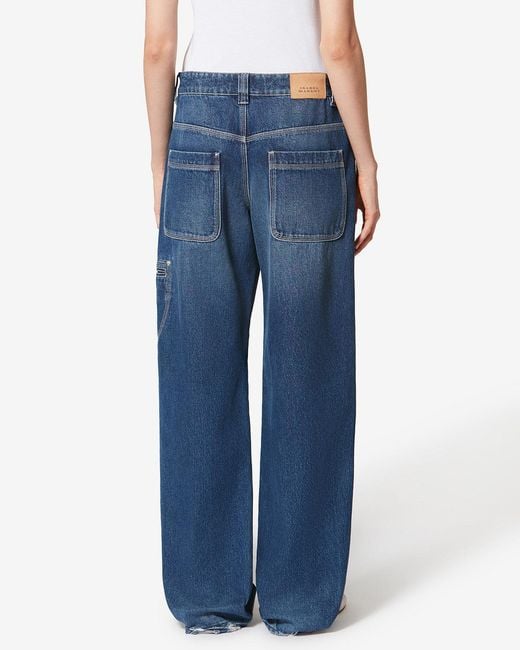 Isabel Marant Blue Jeyda Pants
