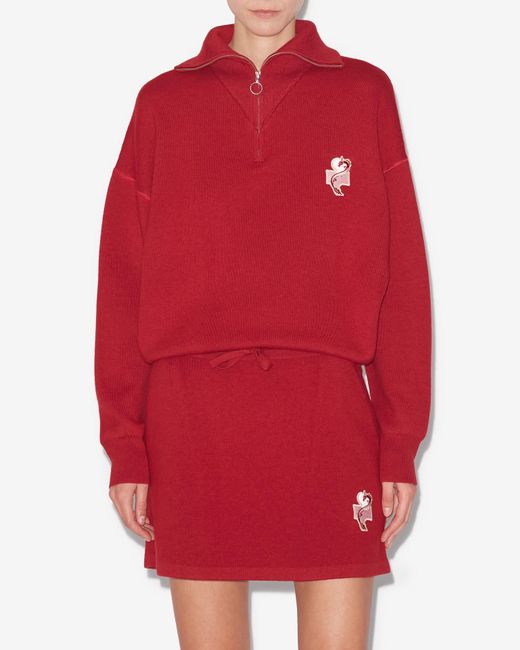 Isabel Marant Red Azra Pullover