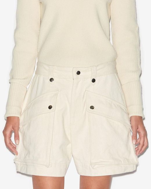 Isabel Marant Natural Jemmy Shorts
