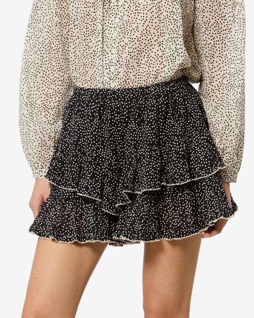 Isabel Marant Black Jocadia Shorts