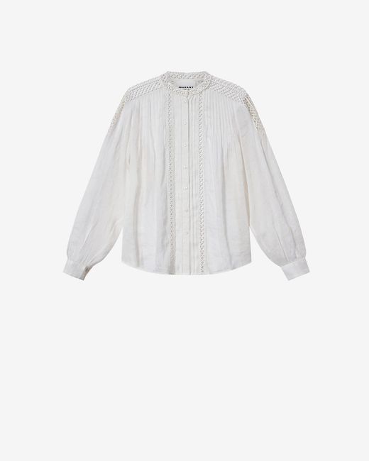 Isabel Marant White Polda Top