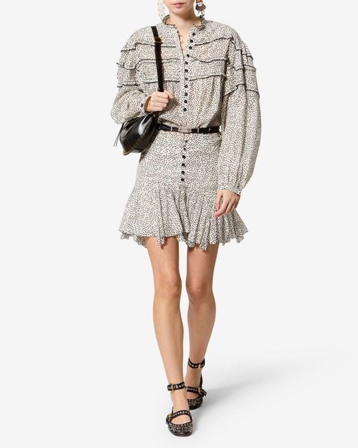 Top Doane Isabel Marant de color White