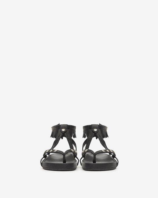 Isabel Marant White Silya Sandals