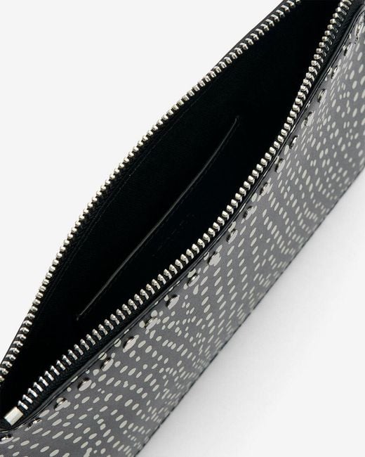 Isabel Marant Black Oskan Polka Flat Pouch