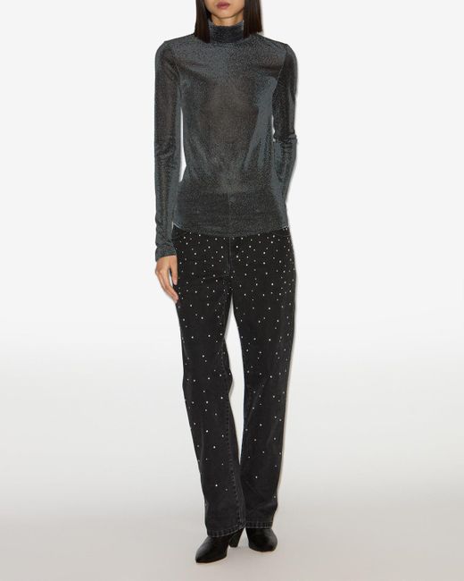 Isabel Marant Black Jadia Top
