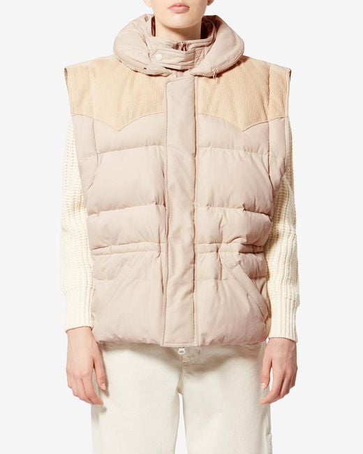 Isabel Marant White Olfa Vest