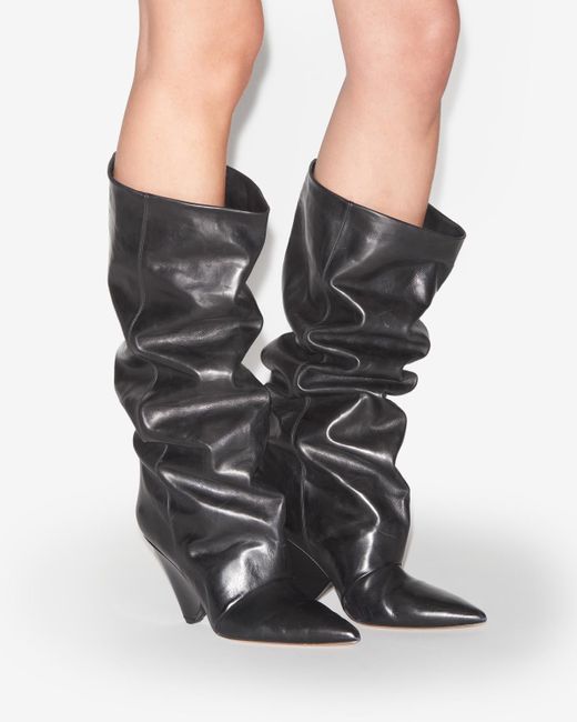 Isabel Marant Lyena Boots in Black Lyst